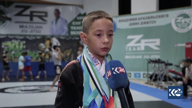 Celal Eladin during an interview with Kurdistan 24. 