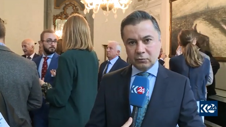 Delavar Ajgeiy, head of the KRG's diplomatic mission in the European Union. (Photo: Kurdistan 24)