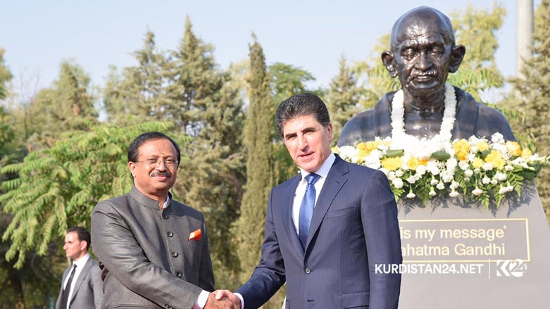 Mahatma Gandhi statue unveiled in Kurdistan Region’s Erbil