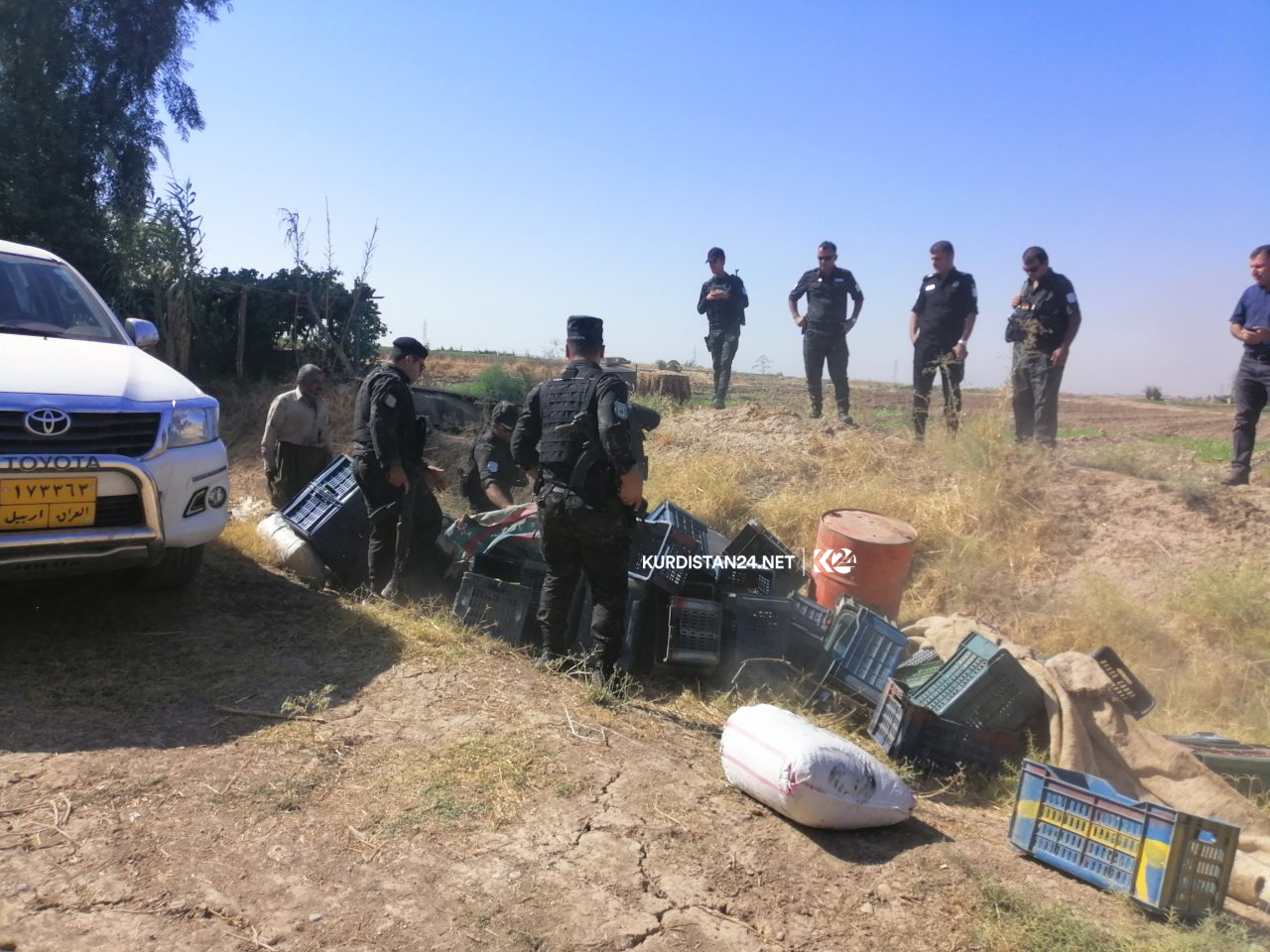 ئەو كێڵگانە دادەخرێن كە بە ئاوی پیس سەوزە و میوە بەرھەمدێنن