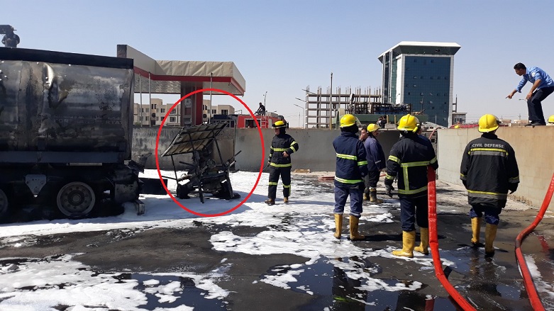 هۆکاری ئاگر کەوتنەوە لە بەنزینخانەیەکی هەولێر ئاشکرا دەکرێت