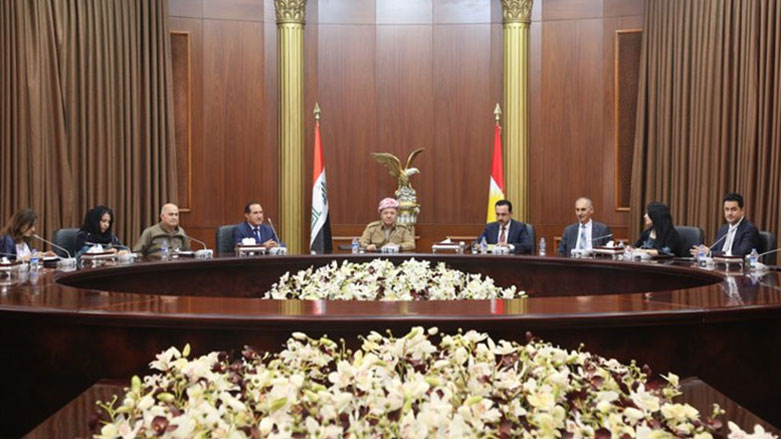 دیدار آقای بارزانی با اعضاء فراکسیون دوره چهارم پارتی در پارلمان اقلیم کردستان