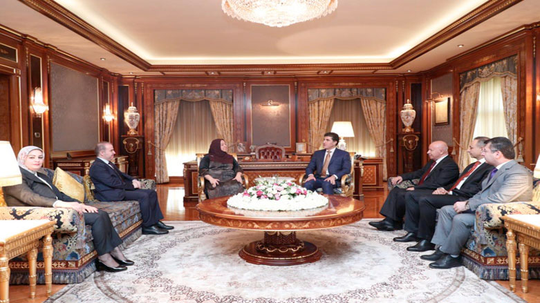 گفتگو بر سر مناسبات اربیل با بغداد در دیدار رئیس اقلیم کردستان با هیئت رئیسه پارلمان اقلیم کردستان