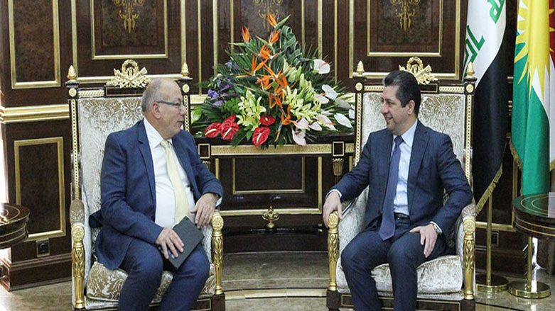 در دیدار میان مسرور بارزانی و سفیر یونان در عراق, تقویت مناسبات فی مابین مورد تاکید قرار گرفت