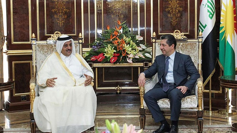 نخست وزیر دولت اقلیم کردستان با سفیر قطر در عراق دیدار کرد