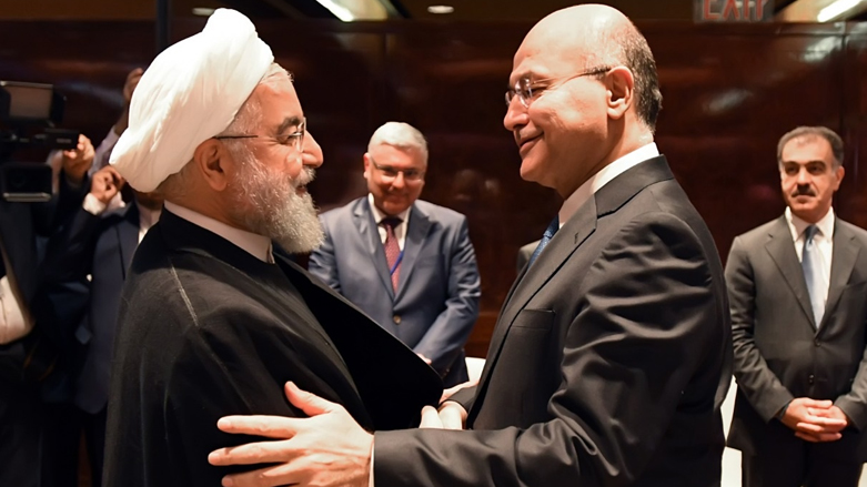 الرئيس العراقي يجتمع بروحاني ويدعو للحوار والتفاهم