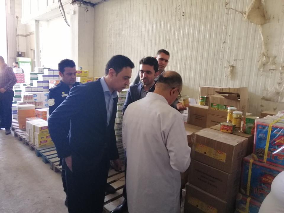 چوار كۆگای خۆراك لە ھەولێر داخران
