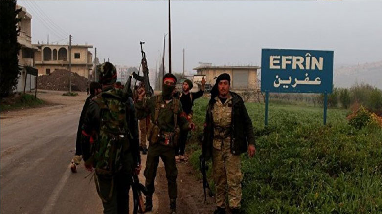 گروپێكی چه‌كداری سه‌ر به‌ توركیا 22 هاووڵاتی كورد له‌ عه‌فرین ده‌ڕفێنێت