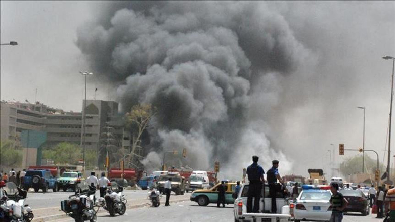 چەند تەقینەوەیەک لە بنکەیەکی حەشدی شەعبی روویاندا