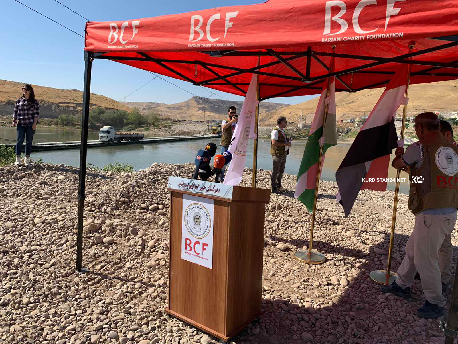 دەزگای خێرخوازی بارزانی كاروانێكی ھاوكاریی رەوانەی رۆژئاوای كوردستان دەكات