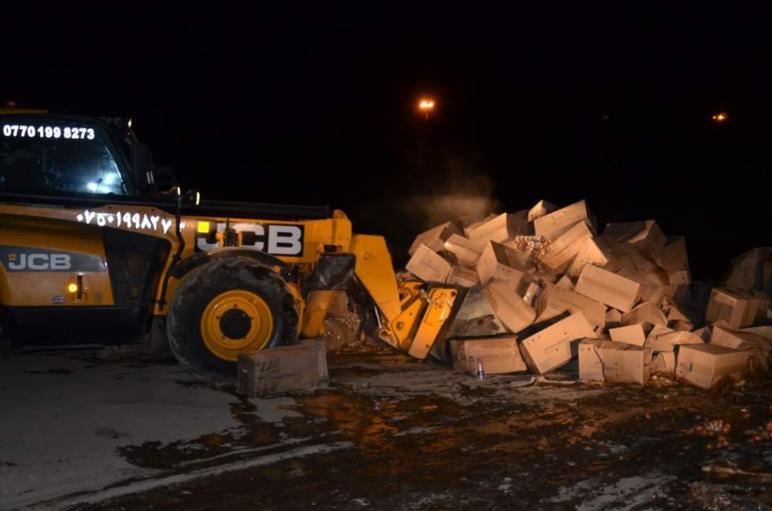 لە باشماخ 23 تۆن ھێلكە لەناوبرا