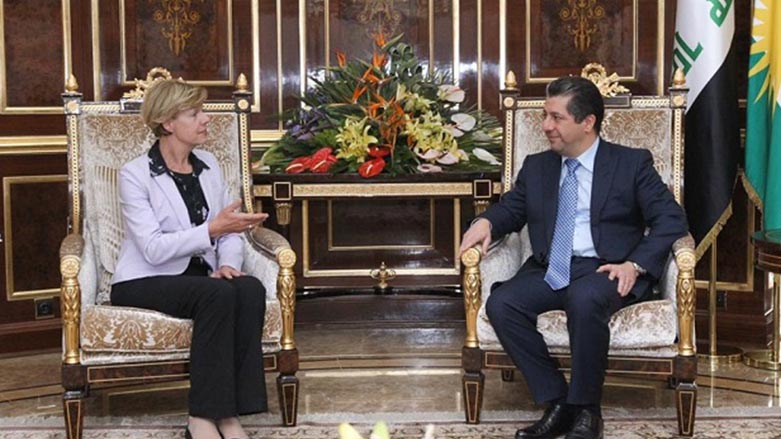 دیدار مسرور بارزانی با هیئت آمریکایی