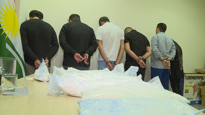ده‌ستبه‌سه‌ر زیاتر له‌ 15 كیلۆگرام ماده‌ی هۆشبه‌ردا گیرا و 6 تۆمه‌تباریش ده‌ستگیركران