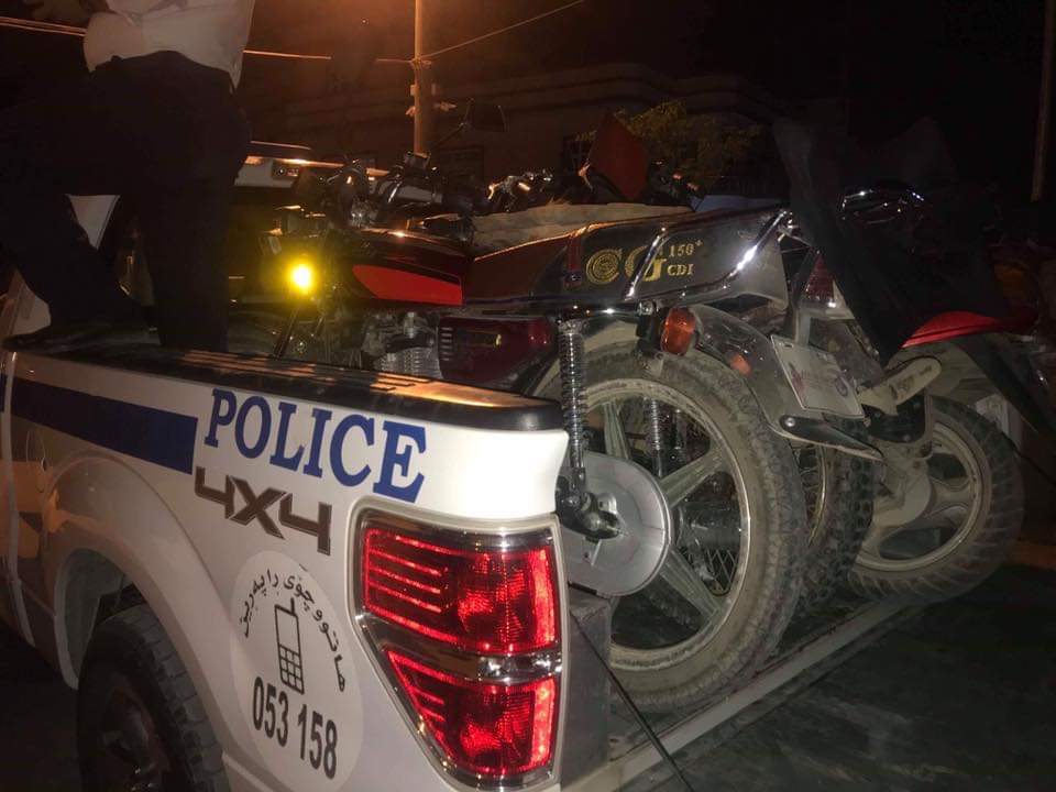 لە دەڤەری راپەڕین دەست بەسەر 26 ماتۆڕسكیل دا گیرا