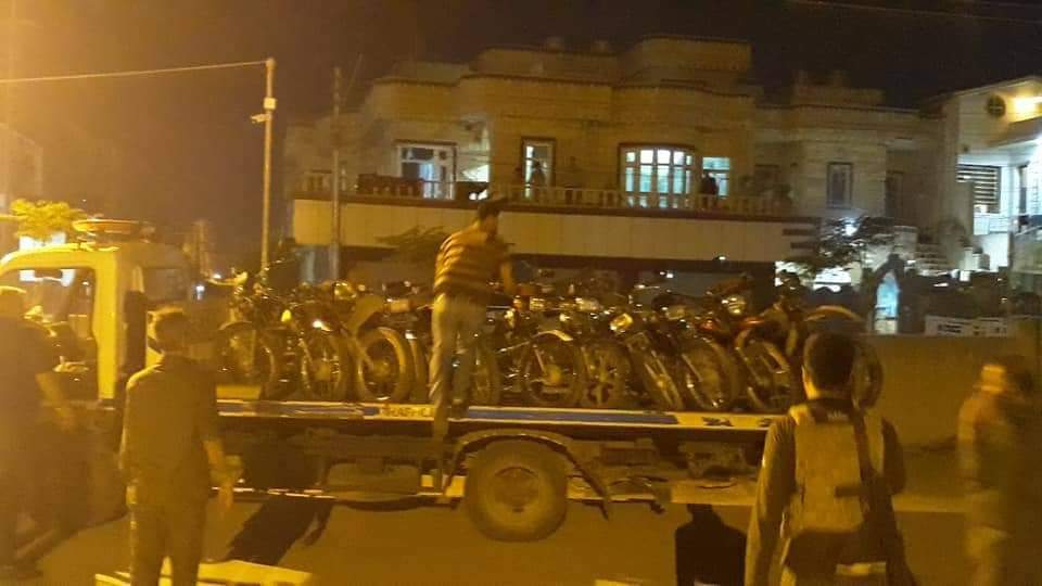 لە دەڤەری راپەڕین دەست بەسەر 26 ماتۆڕسكیل دا گیرا