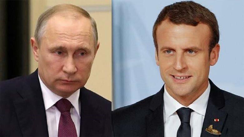 ماكرۆن و پوتن له‌ په‌یوه‌ندییه‌كی ته‌له‌فۆنیدا ره‌وشی رۆژئاوايان تاووتوێ كرد