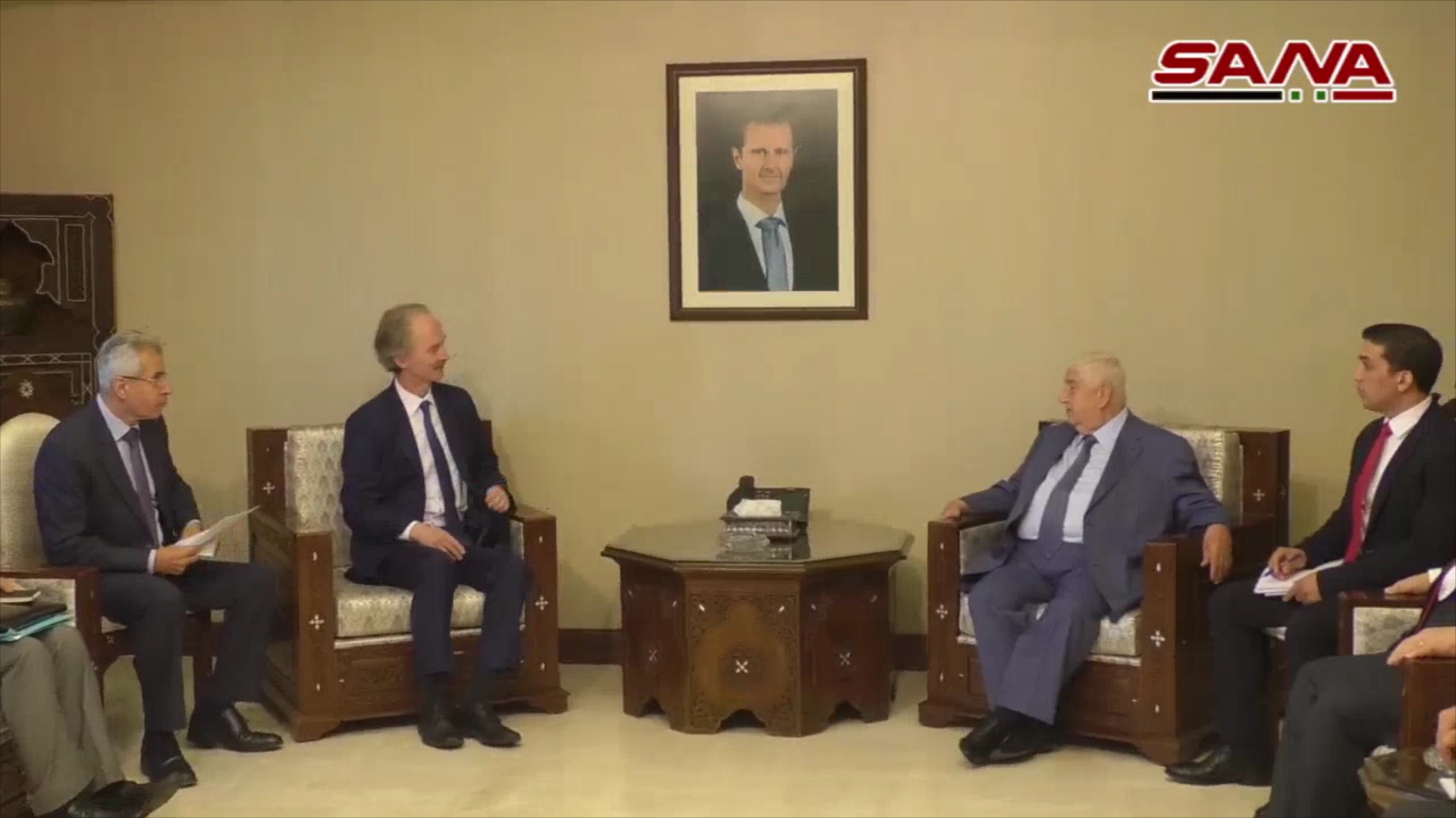 Şanderê Neteweyên Yekgirtî û wezîrê derve yê Suriyê civînek encam dan 