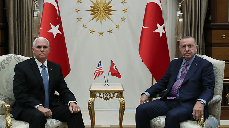 ئه‌ردوغان و پێنس له‌ كۆبوونه‌وه‌دان