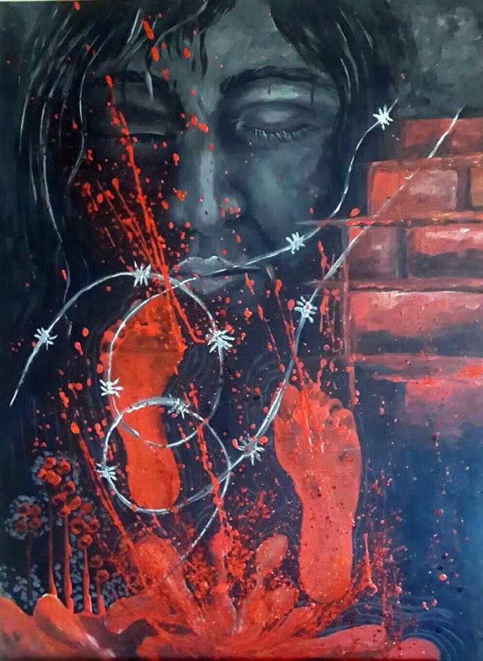 Şêwekarên Kurd êş û azarên gelê xwe bi rengan derdibirînin