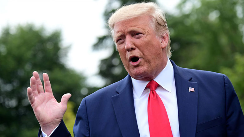 تره‌مپ: كاتی ئه‌وه‌ هاتووه‌ كورد به‌ره‌و ئه‌و ناوچانه‌ بچن كه‌ بیره‌ نه‌وته‌كانی لێیه‌