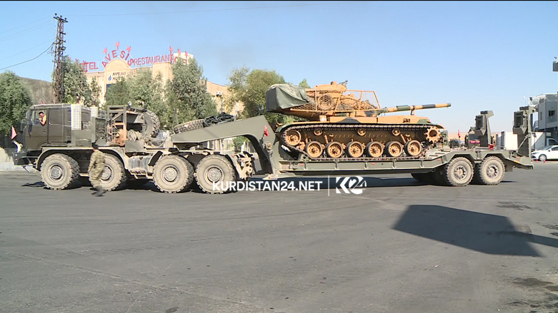 توركیا ھێز و تانكی زیاتر رەوانە دەكات