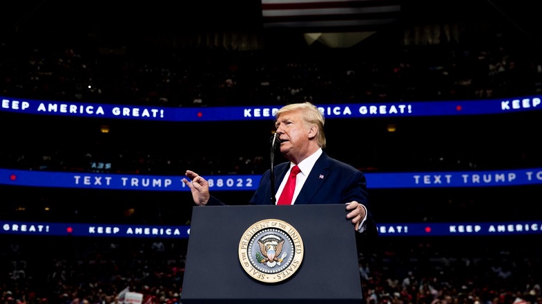 ترەمپ: کورد و تورک وەکو دوو منداڵ وان دەبێت شەڕیان پێ بکەیت