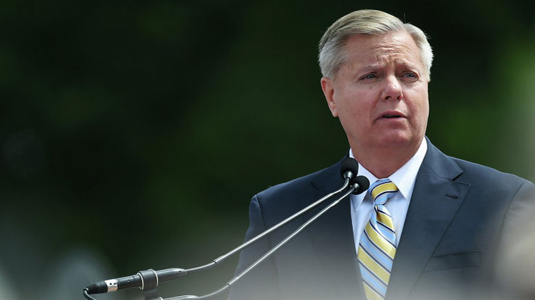 لیندسی گراهام: برای همکاری با کُردها در سوریه خواهیم ماند