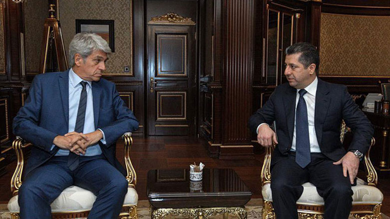 مسرور بارزانی با سفیر فرانسه در عراق دیدار کرد