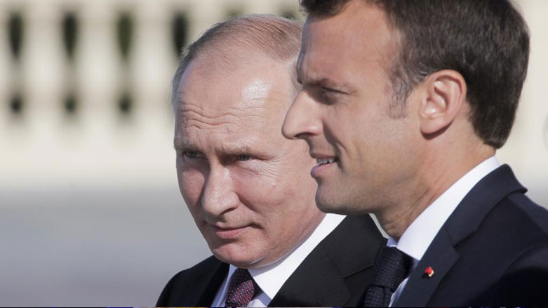 ماکرون در گفتگو با پوتین خواستار تمدید آتش بس در غرب کردستان شد