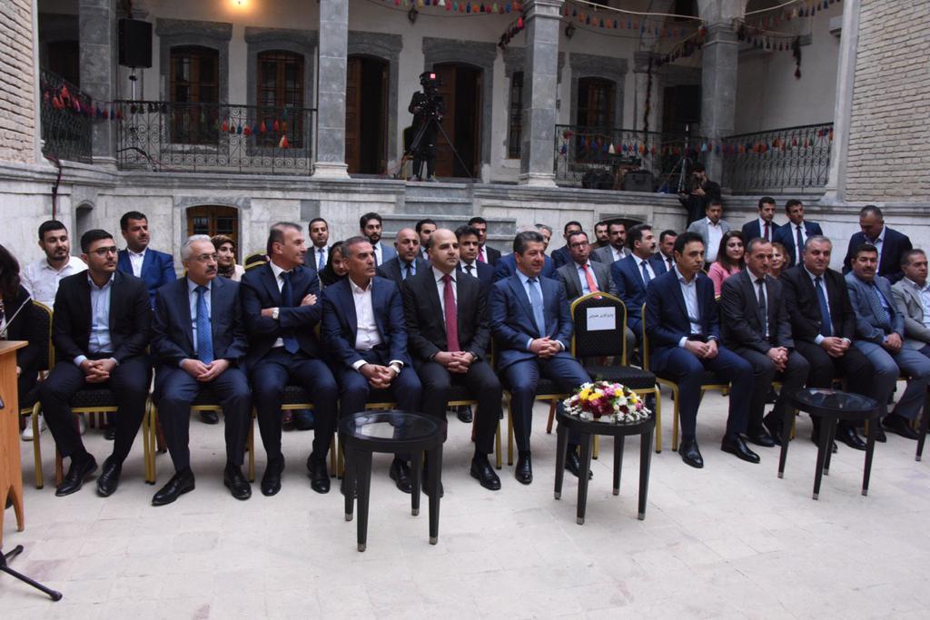 مسرور بارزاني يزور قلعة اربيل التاريخية