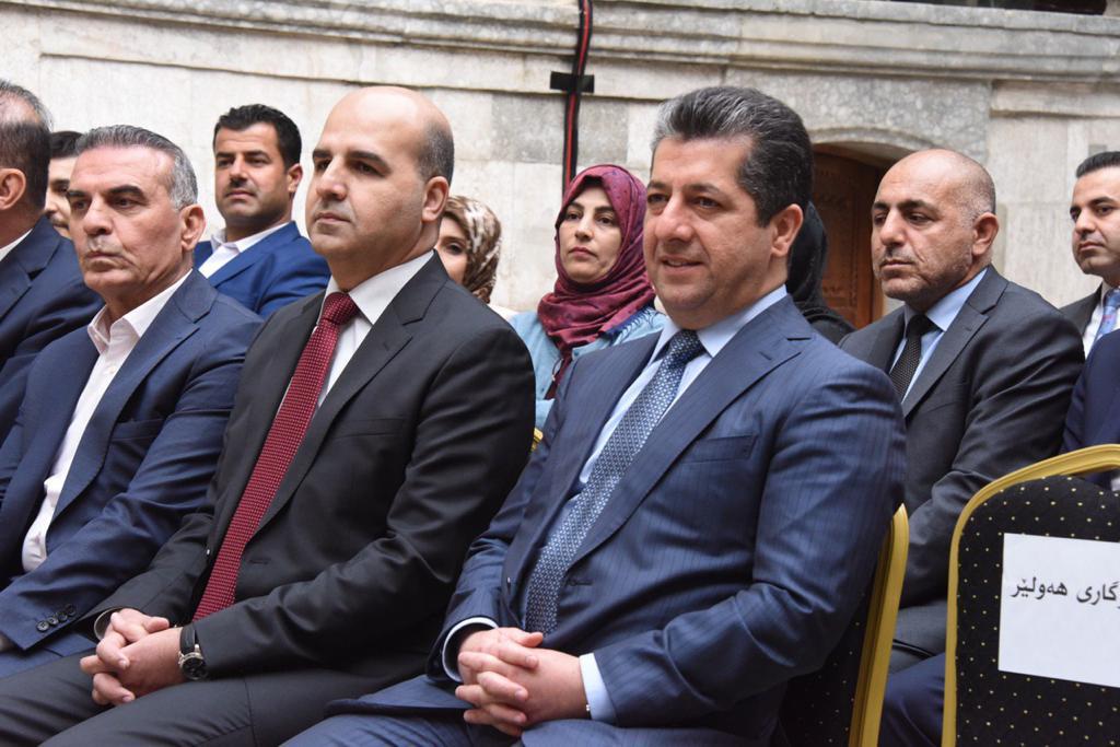 مسرور بارزاني يزور قلعة اربيل التاريخية