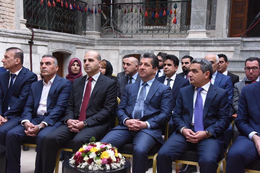 مسرور بارزاني يزور قلعة اربيل التاريخية