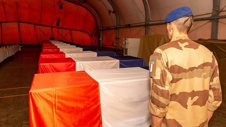 Daişê berpirsîyartîya ji têkşikandina dû hêlîkopterên Firansî ragehand