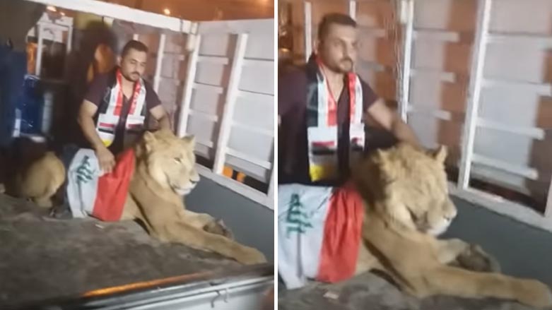 گه‌نجێك له‌ داخی هێزه‌ ئه‌منییه‌كان شێر ده‌باته‌ خۆپیشاندان
