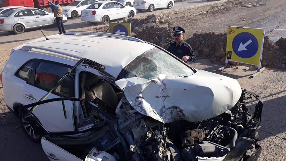 لە رووداوێكی ھاتووچۆدا لە ھەولێر كەسێك گیانی لەدەستدا