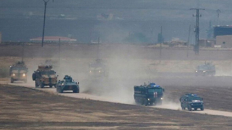 روسیه و ترکیه، هشتمین گشت زنی مشترک خود را در کوبانی انجام دادند