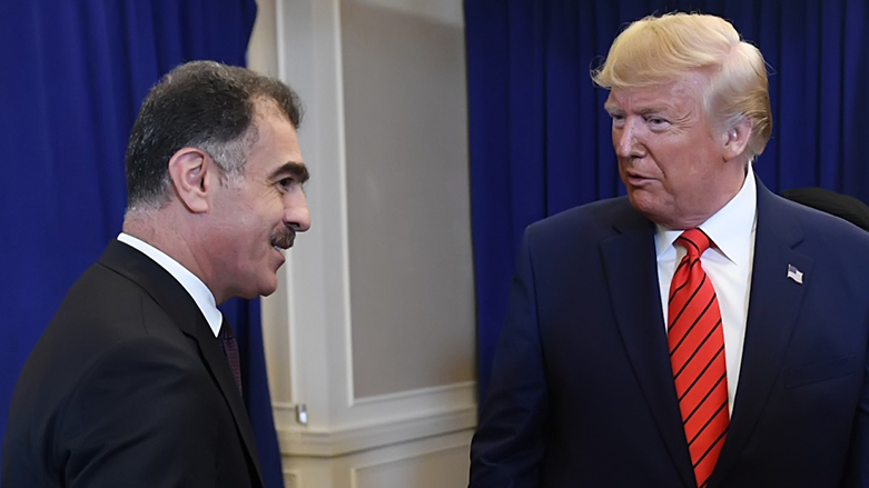 Safeen Dizayee, head of the Kurdistan Regional Government’s (KRG) Department of Foreign Relations, met with US President Donald Trump at the UN General Assembly, Sept. 26, 2019. (Photo: Kurdistan 24)