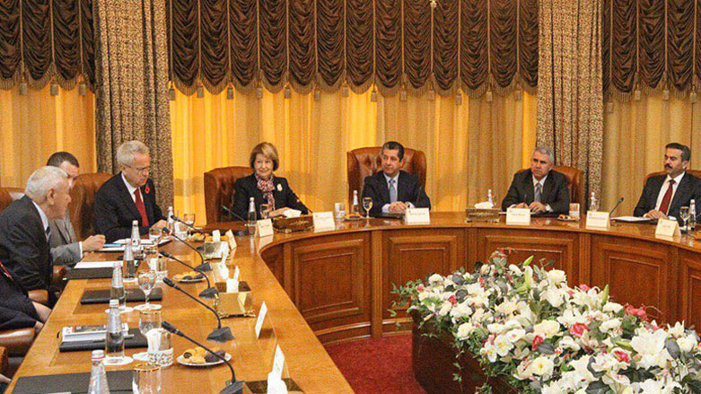نخست وزیر دولت اقلیم کُردستان هیئتی از شورای بازرگانی عراق-بریتانیا را مورد استقبال قرار داد