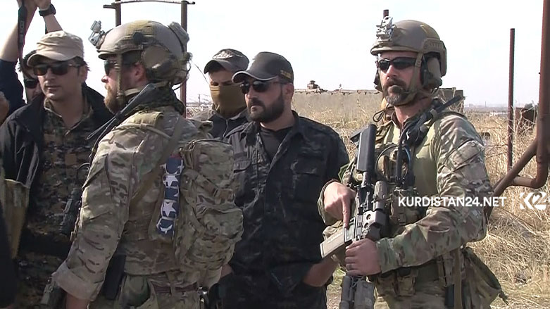 بازدید نیروهای امریکایی از مناطق مرزی سوریه