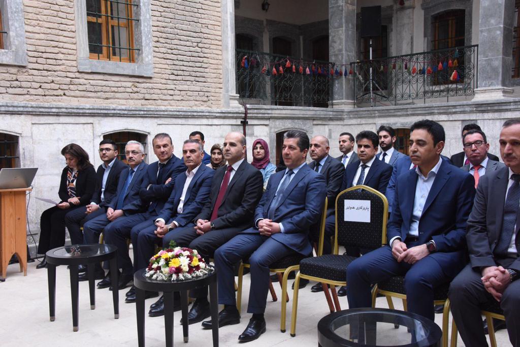 مسرور بارزاني يزور قلعة اربيل التاريخية