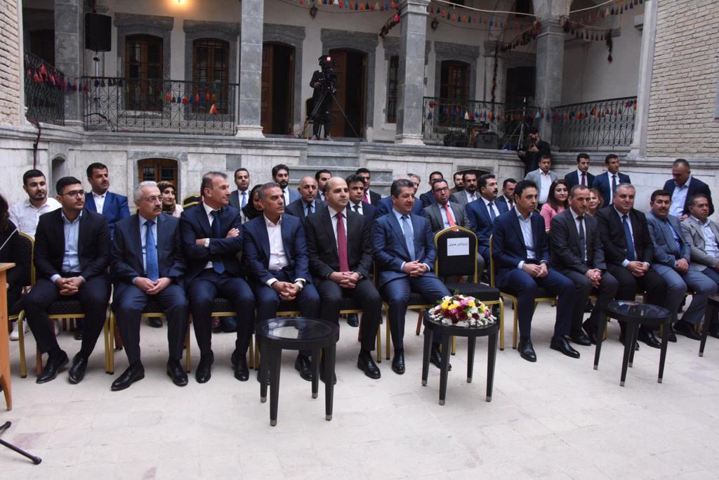 مسرور بارزاني يزور قلعة اربيل التاريخية