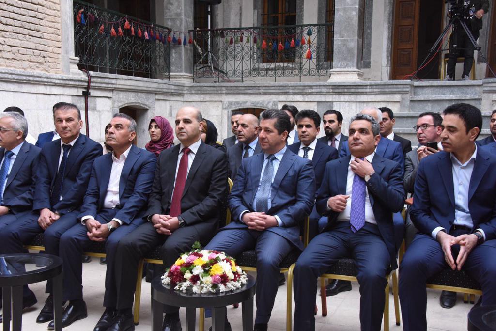مسرور بارزاني يزور قلعة اربيل التاريخية