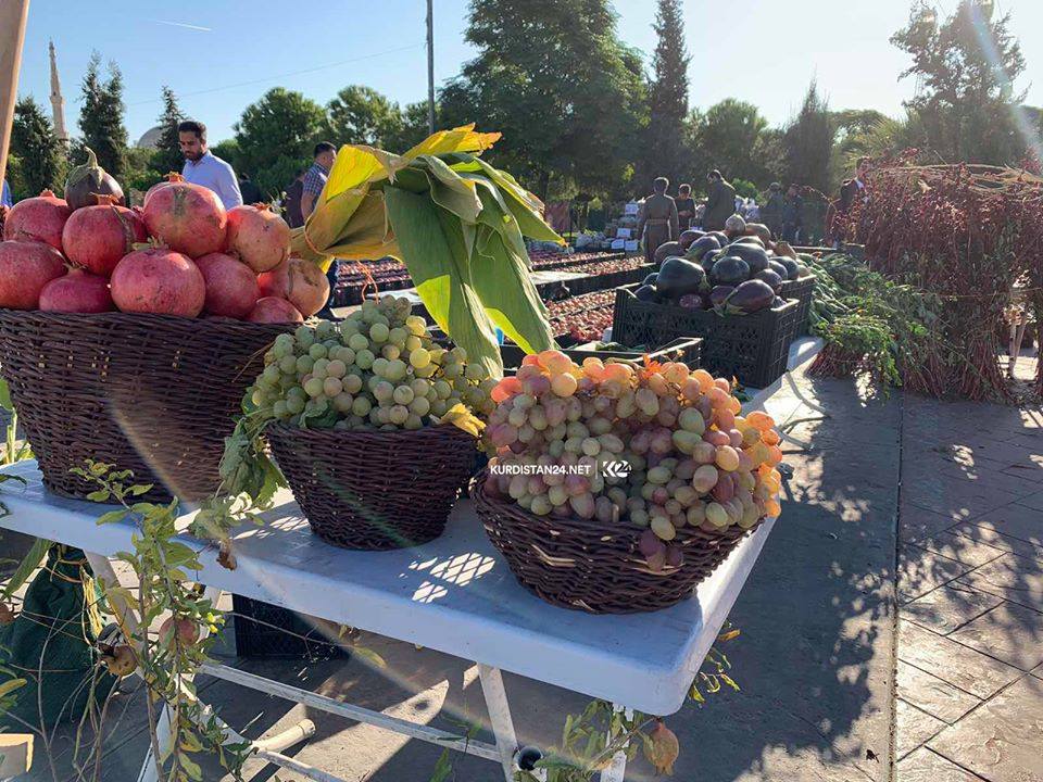 PHOTOS: Kurdish farmer organizes festival in Erbil to display local produce