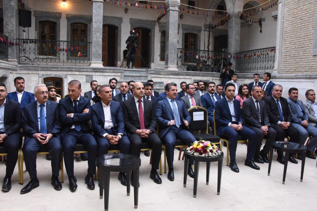 مسرور بارزاني يزور قلعة اربيل التاريخية