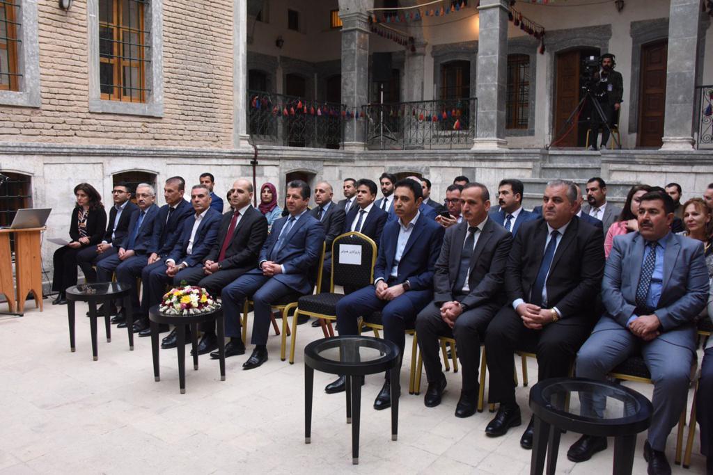 مسرور بارزاني يزور قلعة اربيل التاريخية