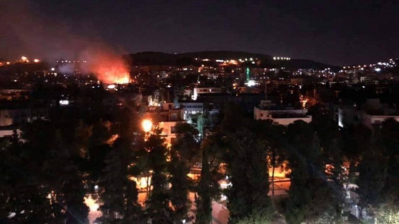 حمله موشکی به سفارت لبنان در دمشق