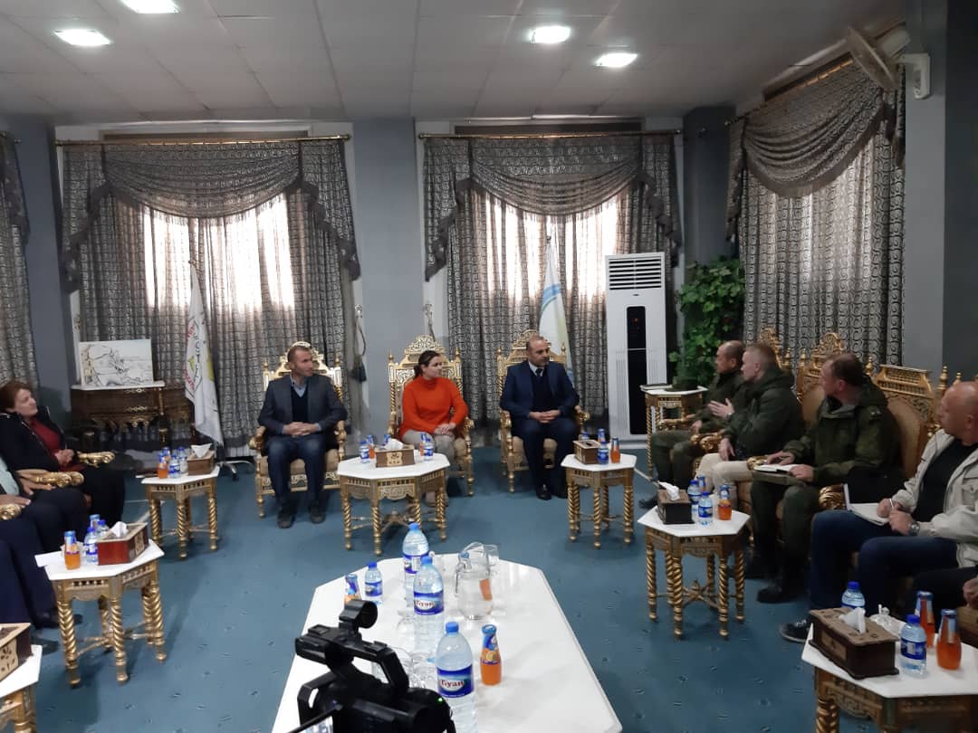 Şandeke Rûsî serdana Kobanî dike