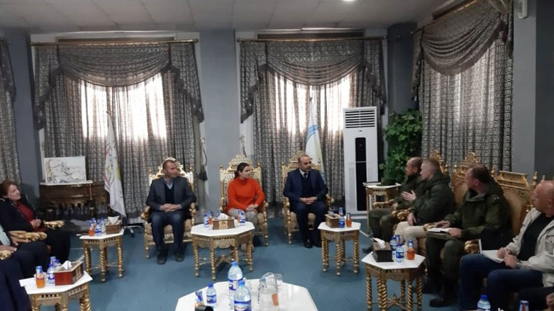 Şandeke Rûsî serdana Kobanî dike