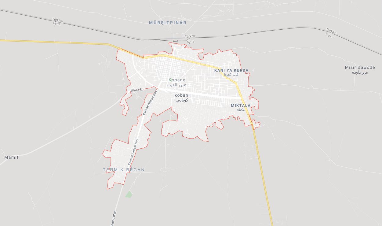 Suriyê dawî xal a xwe li Kobanî dana li ser sînorê bakûr 