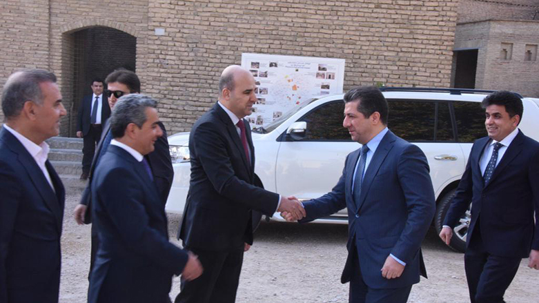 مسرور بارزاني يزور قلعة اربيل التاريخية